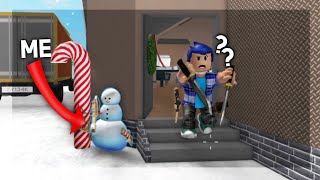 I play mm2 as a SNOWMAN  BEATING TEAMERS [upl. by Strader909]