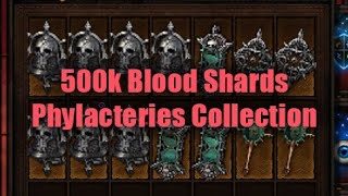 BEST RESULTS from 500k Blood Shards at Kadala  Necromancer Phylacteries Season 22 [upl. by Dahcir]