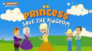 Princess Save The Kingdom  Kids Cartoon  Watch Vizum [upl. by Yelnet]