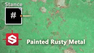 Painted Rusty Metal  Substance Designer Material Breakdown [upl. by Tallulah]