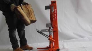 Forest Master DUO10T manual log splitter [upl. by Enyale]