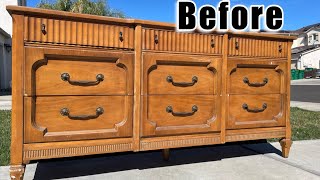 DRESSER MAKEOVER  Dramatic before and after 😲 [upl. by Auoy]