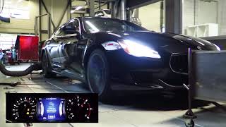 Maserati Quattroporte 30 V6 Diesel 275hp  Stage 1 Chiptuning [upl. by Winer779]