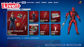 🔴STRANGER THINGS NEW FORTNITE ITEM SHOP TODAY JULY 27 LIVE Fortnite Shorts [upl. by Aihcsrop916]