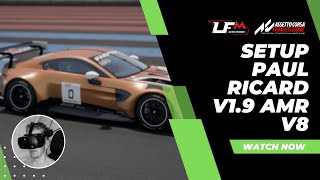 Setup Aston Martin Vantage V8 GT3 Assetto corsa competizione V19 Paul Ricard [upl. by Aisac]