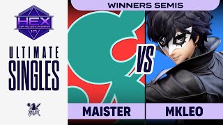 HOFSX Maister Game amp Watch vs MKLeo Joker  Winners Semis  SSBU [upl. by Britteny]