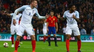 Jamie Vardy Mannequin Celebrate ●HD● England vs Spain 2  2 Friendly Match HD [upl. by Cannon]