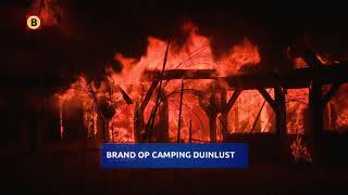 Grote brand op camping Duinlust [upl. by Lebasy29]