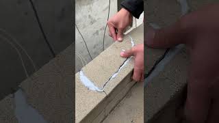 Crack repair roof leak good quality waterproof repair Afei waterproof shop [upl. by Doowron]