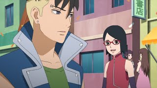 Sarada wants to help Kawaki 😏 [upl. by Noirred]