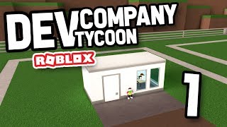 BUILDING MY OWN COMPANY  Roblox Development Company Tycoon 1 [upl. by Dredi]