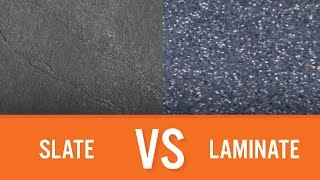 Slate vs Laminate  Countertop Comparison [upl. by Gunas827]