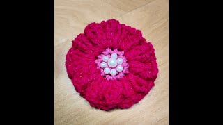 Crochet flower crochet todoencrochet crochetknitting [upl. by Eppes]