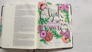 Bible Journaling Process 2 [upl. by Essenaj]