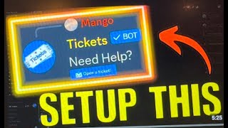 How to setup Tickets Bot in Your Discord Server  Ticket System [upl. by Enneiviv]