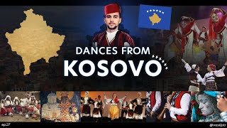 Kosovo 🇽🇰 • Folk dances in 10 minutes  Valle kosovare Vasílis [upl. by Airual268]