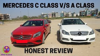 MERCEDES C200 CLASS VS A180 CLASS  FULL COMPARISON  SERVICE COST [upl. by Anrapa]