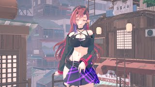 MMD쿠레나이 나츠키 SmartLE SSERAFIM [upl. by Cuttler905]