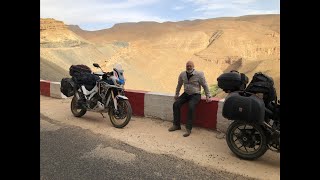 Motorcycling Tour to Morocco July 2023 Ep 7  Dades Gorge Ctd Monkey Fingers Boumalne Dades [upl. by Allimak]