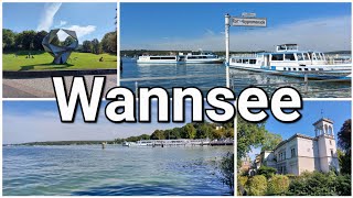 Wannsee Berlin  Großer Wannsee  September 2023  Wannsee lake Berlin Germany [upl. by Eirrot]