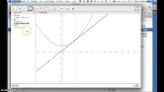 Matematikk 1T Momentan vekstfart med GeoGebra [upl. by Einalem]