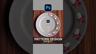 Pattern Design Effect In Photoshop ✅ photoshop photoshoptutorial adobephotoshop [upl. by Ahsekal]