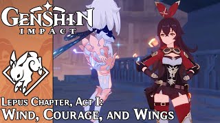 Genshin Impact  Lepus Chapter Amber Act I Wind Courage and Wings [upl. by Harak]