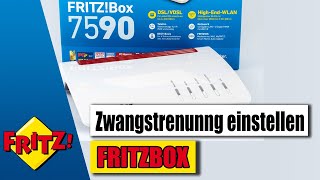 FritzBox 7590 Zwangstrennung einstellen  deaktivieren ✅ Tutorial 2024 [upl. by Assirialc]