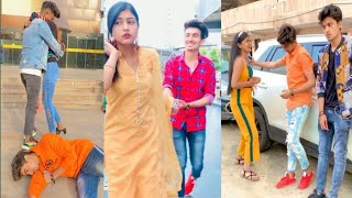 Surbhi rathod and Kunal tomer with mohak Narang new tik tok video by mla creation [upl. by Dory]