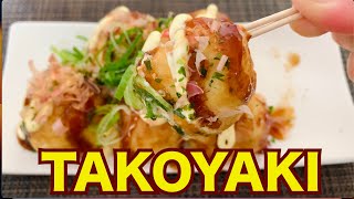 【 Very popular and delicious Japanese street food  】How to make quotTakoyakiquot たこ焼き [upl. by Helbonnas17]