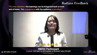 INDRA Philippines LEAD Framework Testimonial  Leadership Empowerment with Toni Miranda [upl. by Zetes]