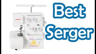 7 BEST SERGER SEWING MACHINES 2022 [upl. by Anassor657]