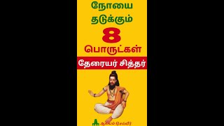 நோயை தடுக்கும் 8 பொருட்கள் தேரையர் சித்தர் [upl. by Ellenor]