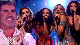 Christmas carols Little Mix stylee  The X Factor 2011 Live Final Full Version [upl. by Celio553]