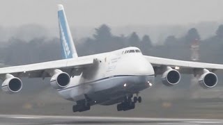 Antonov An124 Departure  Very loud HD [upl. by Ennylcaj635]