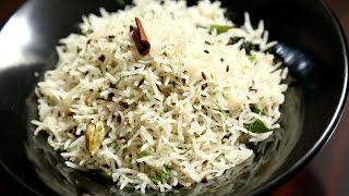 Jeera Rice Recipe  Restaurant Style Jeera Rice Recipe  Flavoured Cumin Rice  Ruchis Kitchen [upl. by Obidiah]