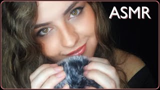 Cozy and Soothing ASMR  InaudibleInintelligible whispers with Fluffy Mic ♥ [upl. by Aerbma535]