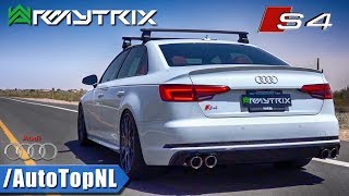 2018 Audi S4 B9 Saloon V6 SingleTurbo with ARMYTRIX Valvetronic Exhaust pure SOUND [upl. by Norword362]