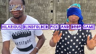 Hilarious Blindfolded Pick And Drop Challenge [upl. by Ayekehs589]