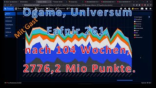 JUBILÄUMSAUSGABE 12 mit Gast  2 Jahre Ogame Uni Fafnir 261 nach 104 Wochen 27762 Mio Punkte [upl. by Tye]