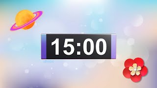 15 Minute Countdown Timer with Music [upl. by Eeliab852]