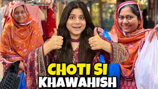 1st YouTube income sy Apne choti se khawahish puri karli🤩 Mama both happy ho gai🥰 [upl. by Etnahs]