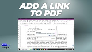 How to Add a Link to PDF [upl. by Okimik]