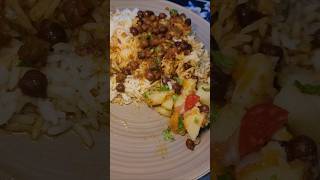 Black ChickPeas With Boil Rice  Kala chana  Recipe  athomecooking food [upl. by Sunda]