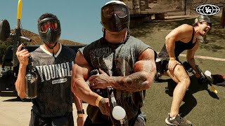 Bodybuilders Try Paintball [upl. by Memory54]