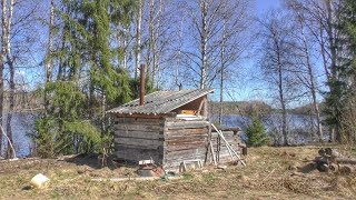 Found an abandoned cabin in the woods I live with my dog far from civilization [upl. by Nnarual]