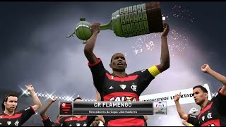 PES 15  Final da Copa Libertadores da América Flamengo vs San Lorenzo  Master League [upl. by Einhoj388]