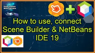 how to connect Scene builder with Netbeans  how to add scene builder in netbeans  Scenebuilder [upl. by Maurili]