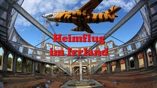 AAA Heimflug eines Jets durch das Irrland [upl. by Inalaeham]