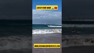 Book your surf trip now wwworiginalsurfmoroccocom surfcampmorocco surftaghazout surftrip [upl. by Marozik]